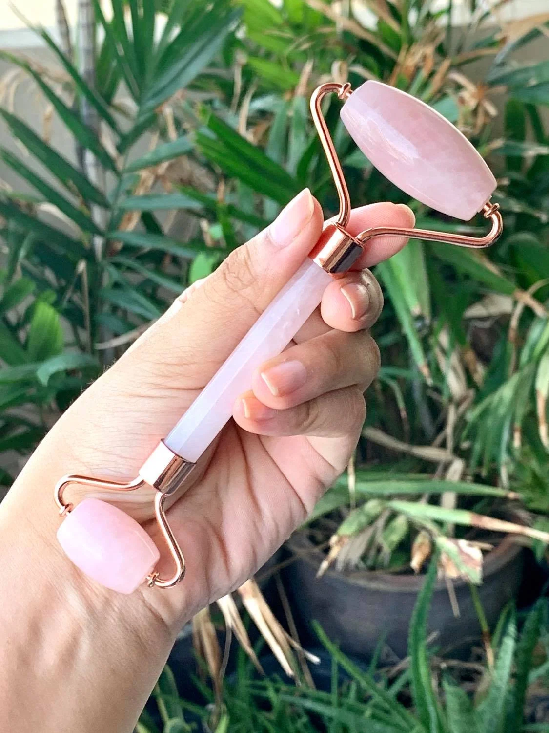 Rose Quartz Facial Roller