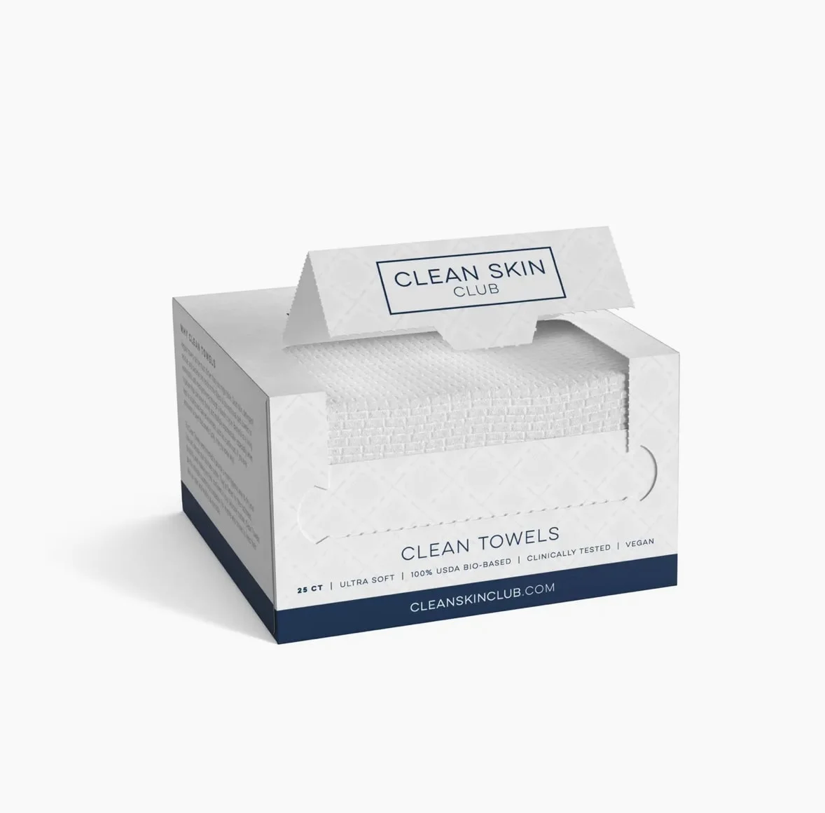 Clean Towels™ , Disposable Face Towels, 25 Count