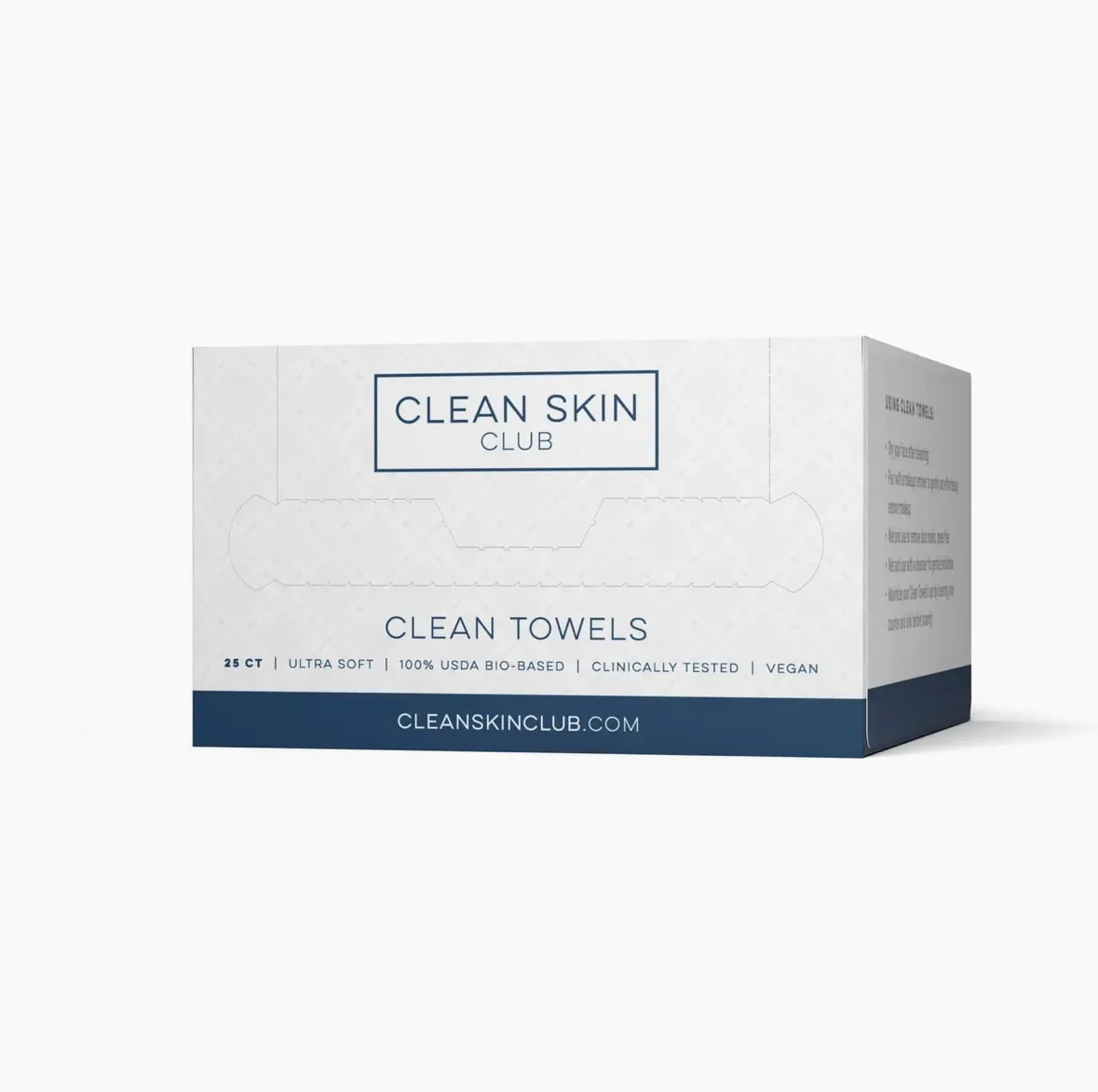 Clean Towels™ , Disposable Face Towels, 25 Count